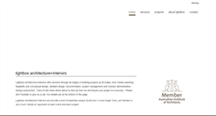 Desktop Screenshot of lightboxarchitecture.com.au